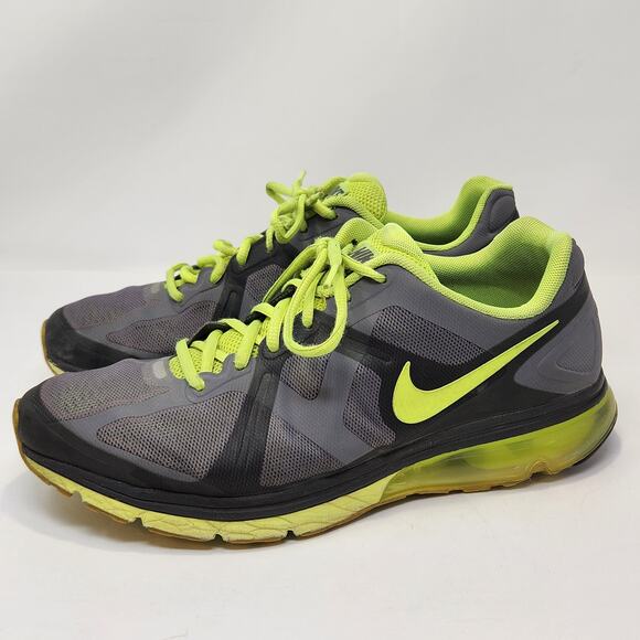 Nike Air Max Excellerate Atheltic Running Shoes Sneakers Men Size 11 Gray Yellow - Picture 4 of 8